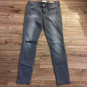 Jessica Simpson Gray Distressed Jeggings